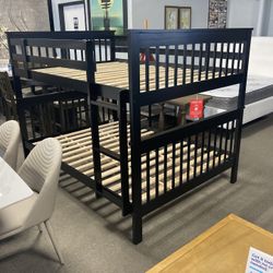 Amazing Bunk Bed! Full On Full! $499! Easy Financing. 🚨🏠✨ 