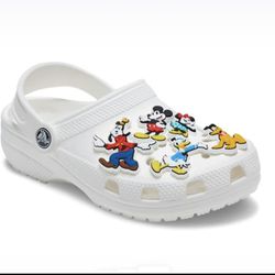 Crocs Jibbitz Disney Mickey & Friends 5-Pk Shoe Decoration Removable Charms NIP