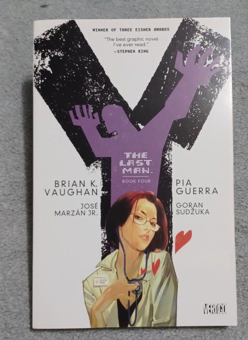 The Last Man Comic Book 4 Paperback Brian Vaughn World End