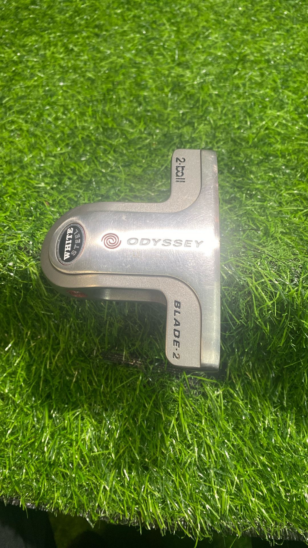 Odyssey White Steel 2-Ball Blade-2 34” Putter