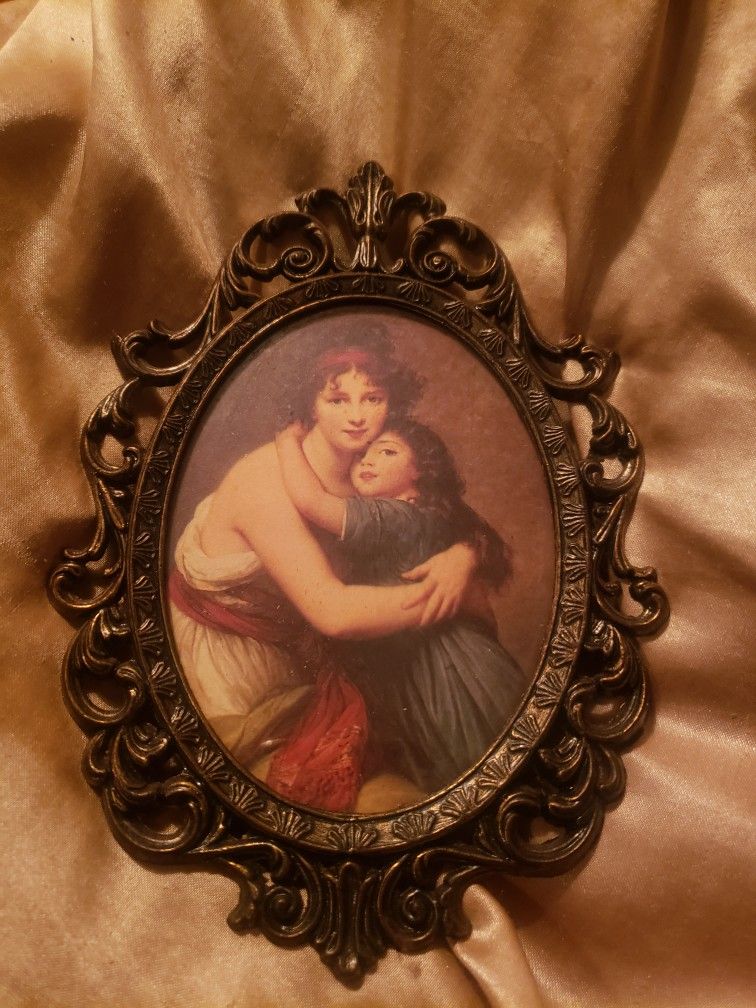 Vintage brass picture frame