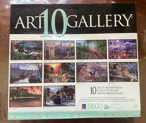 10 Puzzles 5600 Pieces
