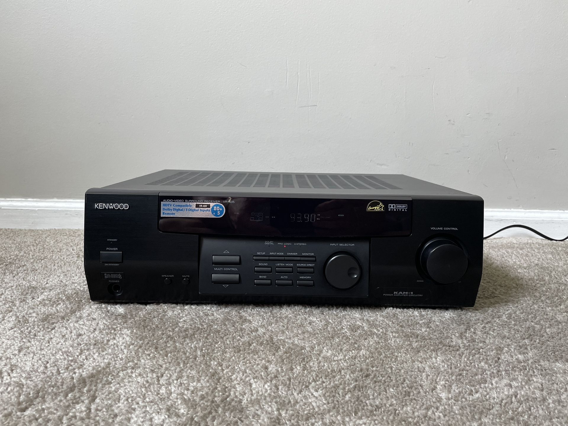 Kenwood VR-405 5.1 Home Theater Surround Receiver
