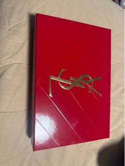 Red and gold YSL box