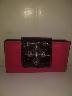 "Free with Purchase of Other Item on MY page" Western Womans Wallet