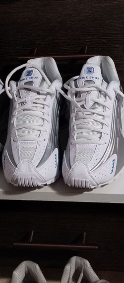 Nike Shox White Silver Sneakers