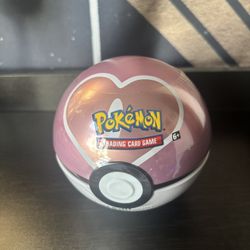 Pokemon TCG Love Ball Pokeball Tin (J21) Factory Sealed