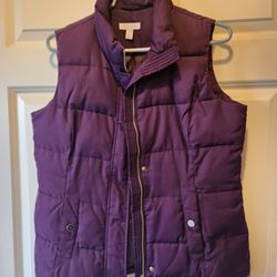Purple Puffer Vest