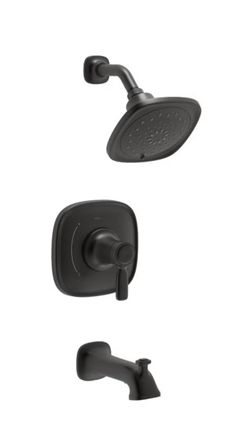 Kohler Terzet Rite-Temp Bath & Shower Trim Set Matte Black Brand New