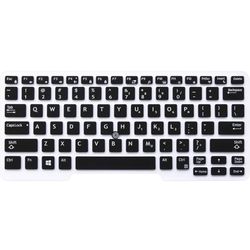 Black Silicone Keyboard Cover Skin Compatible with Dell Latitude 14 5 7490 Laptop & 14" Dell Latitude 3340 E3340 E5490 E5491 E5450 E5470 E7450