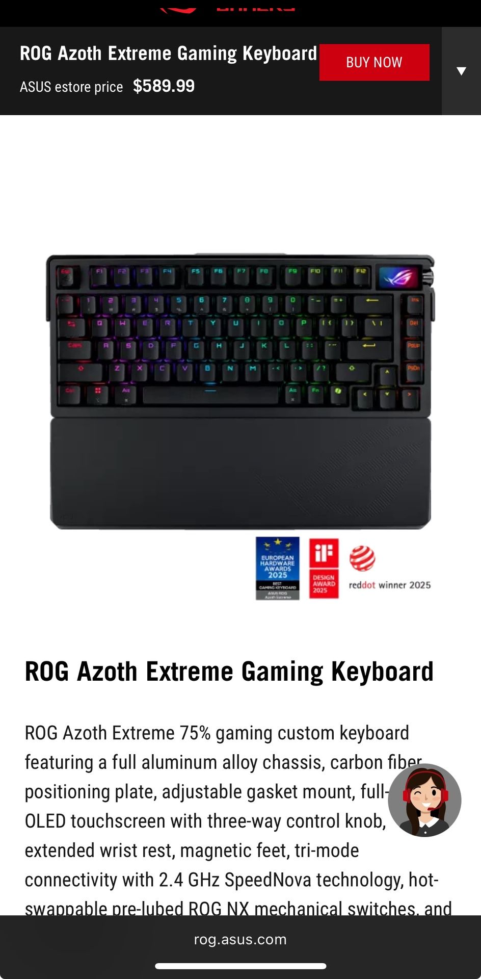 ASUS ROG Azoth Extreme