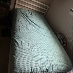 Bed frame with night stands