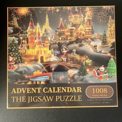 Christmas Paradise Advent Calendar Jigsaw Puzzles 1008 pcs New Sealed