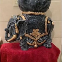 Elephant Planter Statue