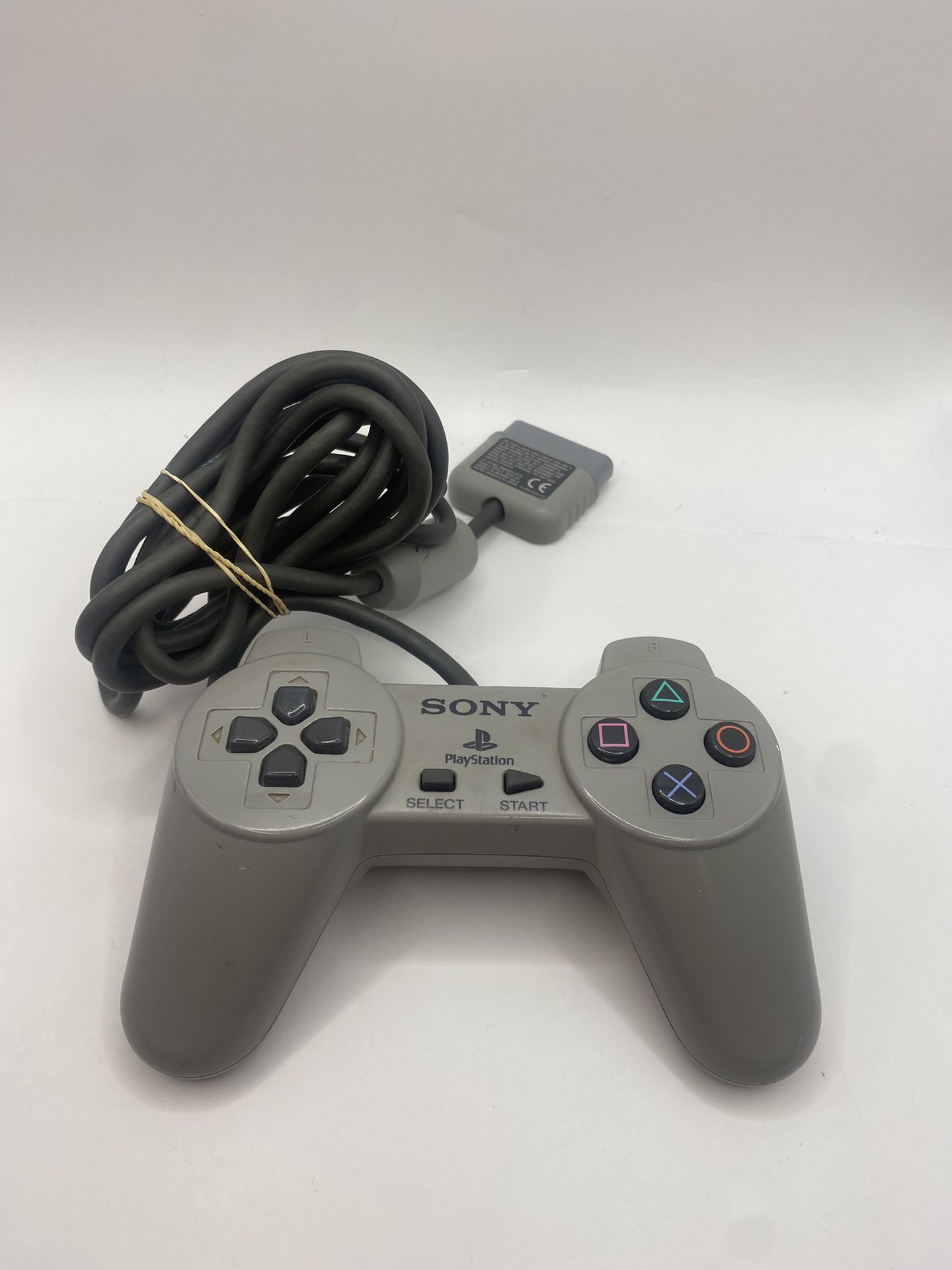 Sony PlayStation 1 (PS1) SCPH-1080 Wired Controller - Gray Tested Authentic 