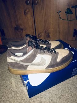 Nike Dunk Low CL. Suede and corduroy size 10.5