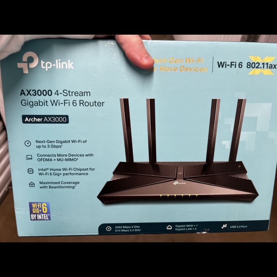 TP-Link AX3000 Wi-Fi 6 router