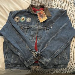 Vintage Fleece Denim Jacket 