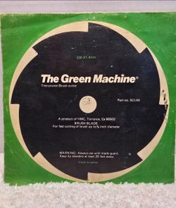 Green Machine Brush Cutter Blade #92140 *NEW*
