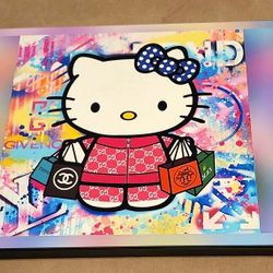 Hello Kitty 8 1/2"x11" Wall Art