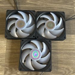 3 CoolerMaster Case Fans 