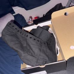 black knee high converse woman’s