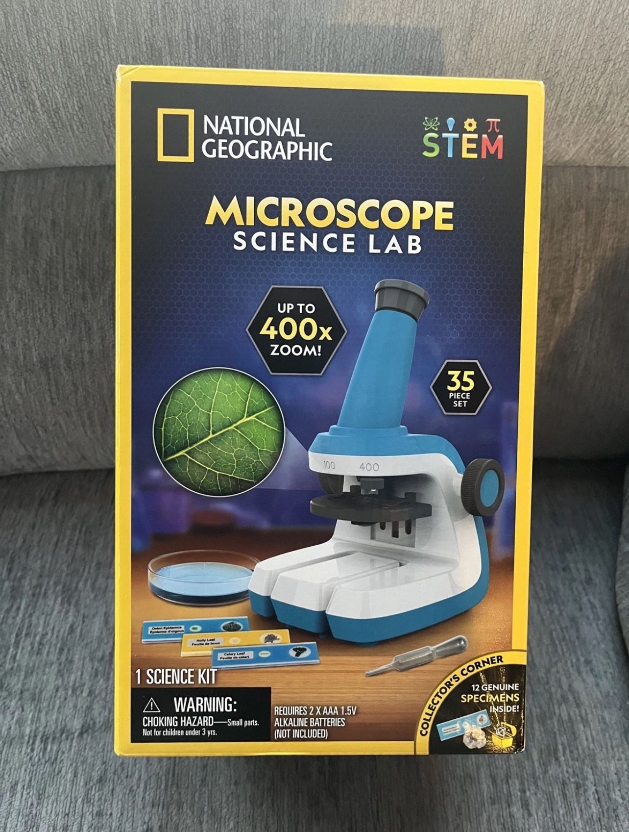 National Geographic Microscope Science Lab-- Up To 400x Zoom!