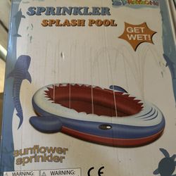 Inflatable Sprinkler Pool for Kids Dogs, Jornarshar Outdoor Kiddie Pool Splash Pad, Summer Water Toys Gifts for 3 -12-Year-Old Girls Boys Garden Backy