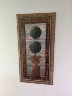 Large Decorative Wall Art 21.5” x 42”