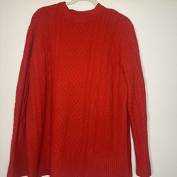 Red sweater