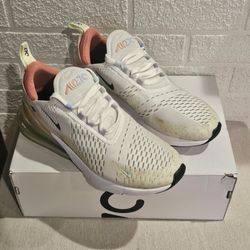 Nike Air Max 270 White / Sanddrift DQ 7642 100), Sz 8.5 Men / 10 Women (Unisex)