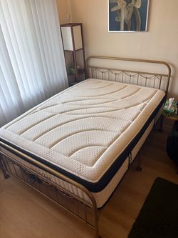 Double/Full Mattress + Bed Frame