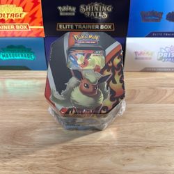 Eevee Evolutions Tin [Flareon V]