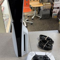 Sony Playstation 5 PS5 Slim Disc Version Console w/ Controller & Cables