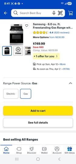 Samsung stove