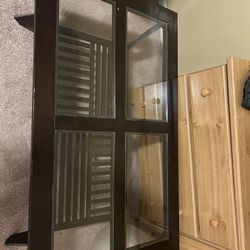 Coffee Table With Glass Inserts