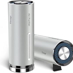 Air ionizer - H13 HEPA Filter,UVC Light,Plasma,Mini Air Purifier Helps Remove 99.98% Smoke,Dust,Pollen,Mold,ect.Air purifier for Car,Home,Office and T