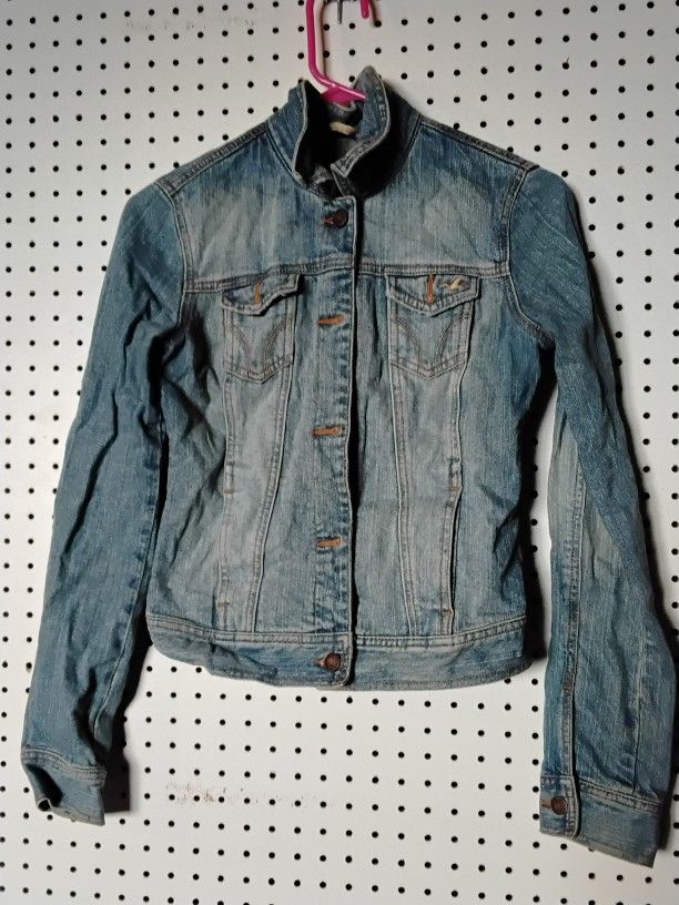 Trade Women's Small Hollister Surf 1972 Jean Jacket Madein Camboo