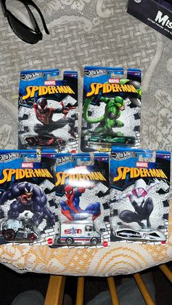 Hot Wheels Marvel Spider-Man Silver Series Complete Set