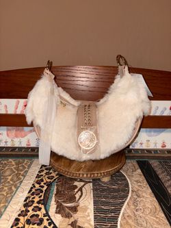 Baby Phat Faux Fur Shoulder Purse