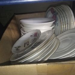 Assortment Of China - Albion China And Gibson Brand - 