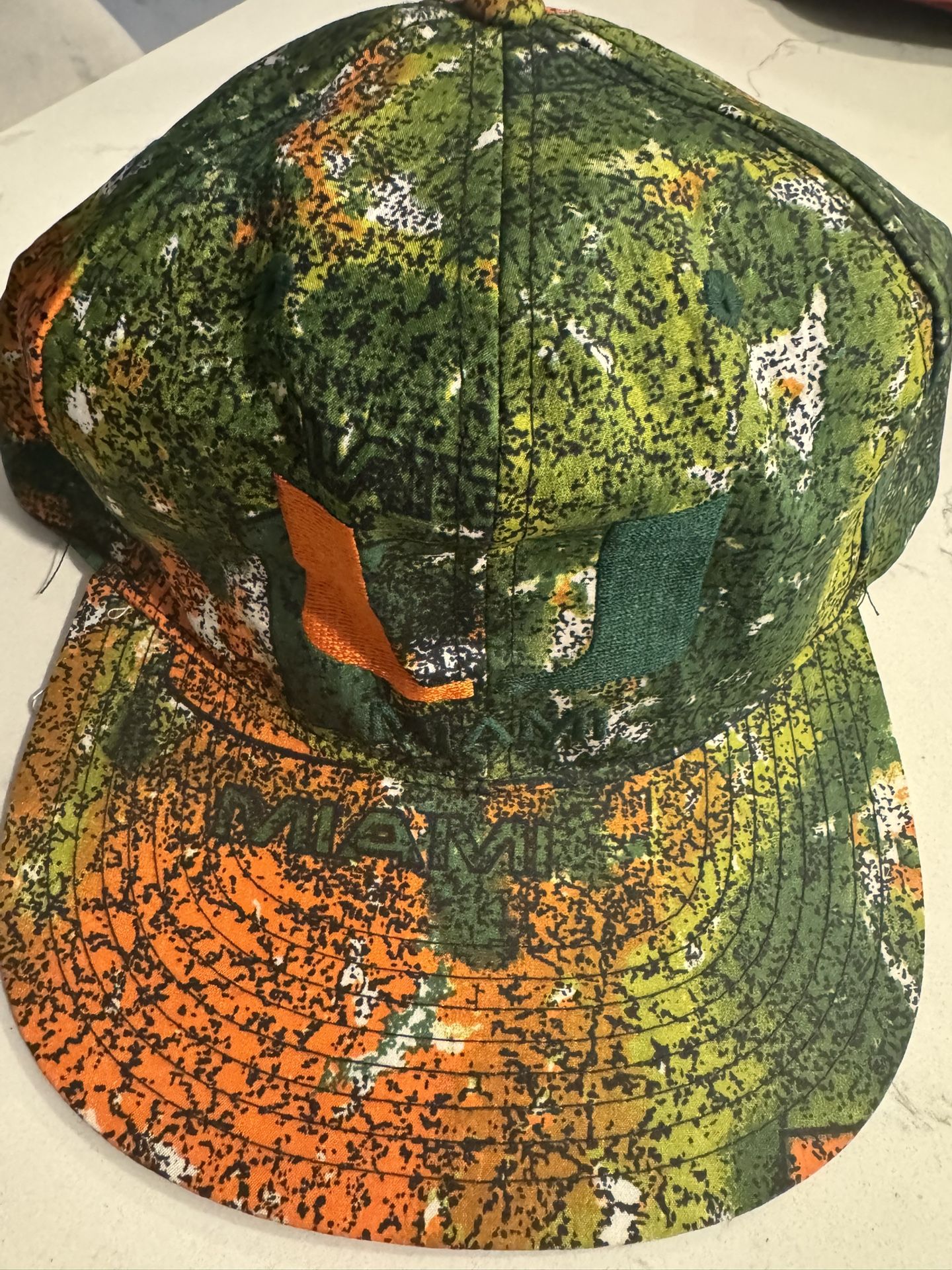  Miami Hurricanes Camo – Apex One (new w/ tag)- Deadstock