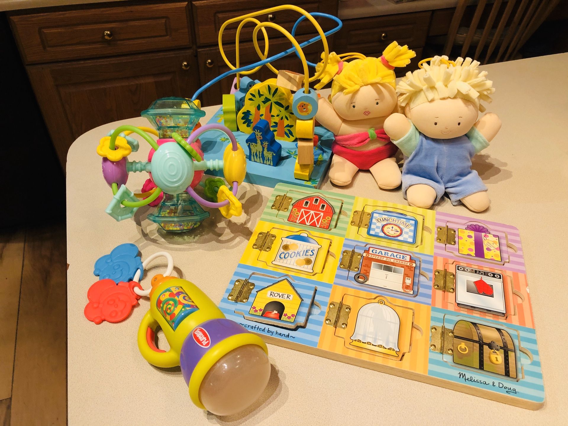 Pastel Baby Toy Assortment