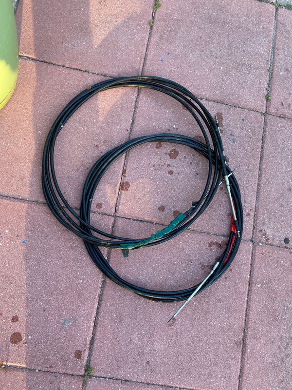 Shift And Throttle Cables For Outboard Motors