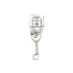 Tiffany & Co. 1837 Padlock With Key Pendant
