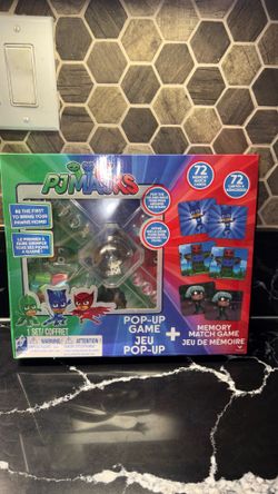 PJ Masks    POP  -  UP  GAME  +.  MEMORY.  MATCH.  GAME. NEW.