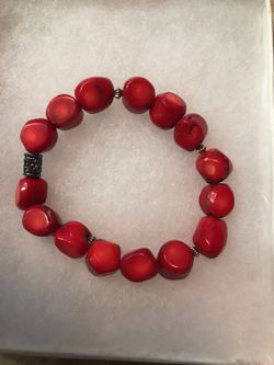 Coral bracelet