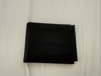 Amity Men’s Black Leather Slim Wallet 