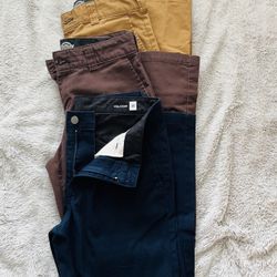 Dickies And Volcom Pants Men’s Teen Boys