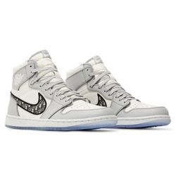 New! Dior x Air Jordan 1 High OG “Dior Grey” New w/Box!